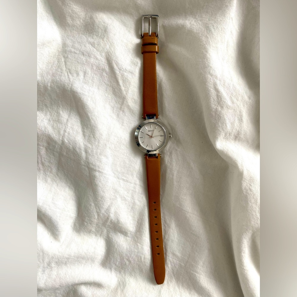 Genuine leather DKNY watch